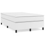 Cama box spring con colchón cuero sintético blanco 120x200 cm de , Camas y somieres - Ref: Foro24-3144597, Precio: 366,22 €, ...