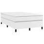 Cama box spring con colchón cuero sintético blanco 120x200 cm de , Camas y somieres - Ref: Foro24-3144597, Precio: 366,22 €, ...