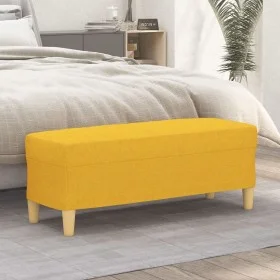 Gelbes Stoffbank 100x35x41 cm von , Banken - Ref: Foro24-349380, Preis: 58,94 €, Rabatt: %