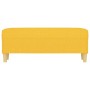 Banco de tela amarillo 100x35x41 cm de , Bancos - Ref: Foro24-349380, Precio: 62,45 €, Descuento: %