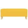 Banco de tela amarillo 100x35x41 cm de , Bancos - Ref: Foro24-349380, Precio: 58,94 €, Descuento: %