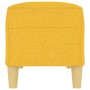 Banco de tela amarillo 100x35x41 cm de , Bancos - Ref: Foro24-349380, Precio: 62,45 €, Descuento: %