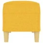 Banco de tela amarillo 100x35x41 cm de , Bancos - Ref: Foro24-349380, Precio: 58,94 €, Descuento: %