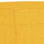 Banco de tela amarillo 100x35x41 cm de , Bancos - Ref: Foro24-349380, Precio: 62,45 €, Descuento: %
