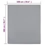 Sábanas bajeras jersey 2 uds algodón gris 100x200 cm de , Sábanas - Ref: Foro24-136203, Precio: 29,22 €, Descuento: %