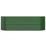 Steel planter with green powder coating, 224x80x68 cm. by , Pots and planters - Ref: Foro24-318953, Price: 94,79 €, Discount: %