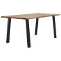Mesa de comedor madera maciza de acacia 150x90x75 cm de , Mesas de cocina y de comedor - Ref: Foro24-353298, Precio: 188,34 €...