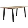 Mesa de comedor madera maciza de acacia 150x90x75 cm de , Mesas de cocina y de comedor - Ref: Foro24-353298, Precio: 186,24 €...
