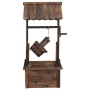 Fuente pozo de deseos con bomba madera de abeto 57x50x112 cm de , Fuentes y cascadas - Ref: Foro24-363337, Precio: 174,51 €, ...