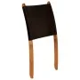 Faltbarer Relaxsessel aus echtem schwarzem Leder von , Klapphocker und Stühle - Ref: Foro24-246364, Preis: 185,99 €, Rabatt: %