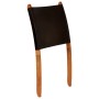 Silla de relax plegable de cuero auténtico negro de , Taburetes y sillas plegables - Ref: Foro24-246364, Precio: 189,14 €, De...