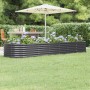 Jardinera arriate acero recubierto polvo antracita 296x80x36 cm de , Maceteros y jardineras - Ref: Foro24-318926, Precio: 70,...