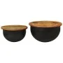 Set of 2 solid reclaimed wood coffee tables by , Coffee table - Ref: Foro24-351753, Price: 154,60 €, Discount: %