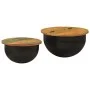 Set of 2 solid reclaimed wood coffee tables by , Coffee table - Ref: Foro24-351753, Price: 154,60 €, Discount: %
