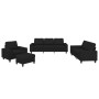 Juego de sofás 4 piezas tela negro de , Sofás - Ref: Foro24-3201878, Precio: 777,34 €, Descuento: %