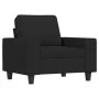 Juego de sofás 4 piezas tela negro de , Sofás - Ref: Foro24-3201878, Precio: 751,95 €, Descuento: %