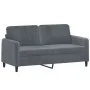 3-piece dark gray velvet sofa set with cushions by , Sofas - Ref: Foro24-3202005, Price: 468,06 €, Discount: %