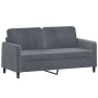 Juego de sofás con cojines 3 piezas terciopelo gris oscuro de , Sofás - Ref: Foro24-3202005, Precio: 459,44 €, Descuento: %