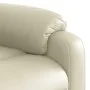 Sillón de masaje reclinable eléctrico cuero sintético crema de , Sillones - Ref: Foro24-3205036, Precio: 303,14 €, Descuento: %