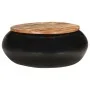 Mesa de centro madera maciza reciclada negra 68x68x30 cm de vidaXL, Mesas de centro - Ref: Foro24-323532, Precio: 130,32 €, D...