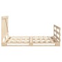 Estructura de cama con cabecero madera maciza pino 140x200 cm de , Camas y somieres - Ref: Foro24-3281558, Precio: 215,76 €, ...