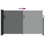 Toldo lateral retráctil gris antracita 120x600 cm de , Sombrillas - Ref: Foro24-4004503, Precio: 89,10 €, Descuento: %