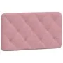 Bed frame with pink velvet headboard 90x200 cm by , Beds and slatted bases - Ref: Foro24-3207904, Price: 161,21 €, Discount: %