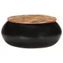Mesa de centro madera maciza reciclada negra 68x68x30 cm de vidaXL, Mesas de centro - Ref: Foro24-323532, Precio: 130,32 €, D...