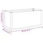 Jardinera PP blanco 80x36x35 cm de , Maceteros y jardineras - Ref: Foro24-368776, Precio: 76,39 €, Descuento: %