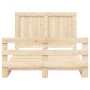 Estructura de cama con cabecero madera maciza pino 140x200 cm de , Camas y somieres - Ref: Foro24-3281540, Precio: 219,34 €, ...