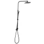 Set de ducha de doble cabezal con mezclador y flexo latón negro by , shower heads - Ref: Foro24-4013454, Price: 171,15 €, Dis...