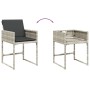Set de comedor de jardín 11 pzas y cojines ratán sintético gris de , Conjuntos de jardín - Ref: Foro24-3278158, Precio: 557,2...