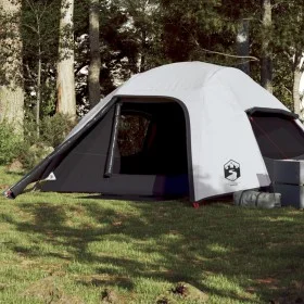 Tienda de campaña iglú 4 personas tela opaca impermeable blanco de , Tiendas de campaña - Ref: Foro24-94722, Precio: 162,93 €...