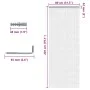 Mosquitera de cadena para puerta aluminio 80x201 cm de , Mosquiteras para ventanas - Ref: Foro24-4010008, Precio: 70,22 €, De...