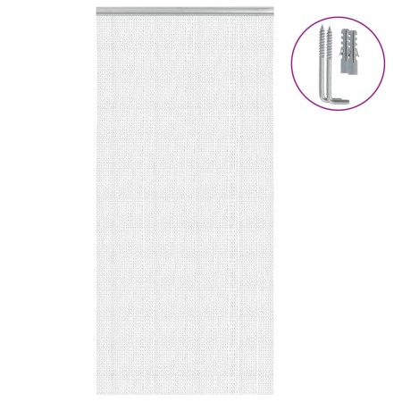 Mosquitera de cadena para puerta aluminio 100x212 cm de , Mosquiteras para ventanas - Ref: Foro24-4010015, Precio: 95,26 €, D...