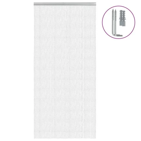 Mosquitera de cadena para puerta aluminio 100x212 cm de , Mosquiteras para ventanas - Ref: Foro24-4010015, Precio: 89,92 €, D...
