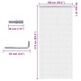 Mosquitera de cadena para puerta aluminio 100x212 cm de , Mosquiteras para ventanas - Ref: Foro24-4010015, Precio: 95,26 €, D...