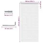 Mosquitera de cadena para puerta aluminio 100x212 cm de , Mosquiteras para ventanas - Ref: Foro24-4010015, Precio: 89,92 €, D...