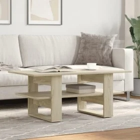 Mesa de centro madera de ingeniería roble Sonoma 102x55x42 cm by , Coffee table - Ref: Foro24-823264, Price: 56,27 €, Discoun...