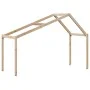 Massives Kiefernholz-Kinderbettgestell 203x95,5x142 cm von , Zubehör für Betten und Lattenroste - Ref: Foro24-846940, Preis: ...