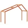 Techo de cama infantil madera maciza pino marrón 203x95,5x142cm de , Accesorios para camas y somieres - Ref: Foro24-846942, P...