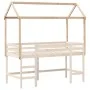 Solid pine wood children's bed canopy 217x85.5x154 cm by , Accessories for beds and slatted bases - Ref: Foro24-846961, Price...