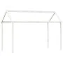Solid white wood children's bed canopy 207x80.5x151.5 cm by , Accessories for beds and slatted bases - Ref: Foro24-846968, Pr...
