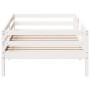 Estructura de cama madera maciza de pino blanco 80x200 cm de , Camas y somieres - Ref: Foro24-846977, Precio: 118,54 €, Descu...