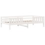 Estructura de cama madera maciza de pino blanco 90x190 cm de , Camas y somieres - Ref: Foro24-846980, Precio: 146,92 €, Descu...