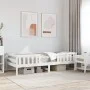 Solid white pine wood bed frame 90x190 cm by , Beds and slatted bases - Ref: Foro24-846980, Price: 144,56 €, Discount: %