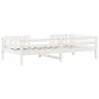 Solid white pine wood bed frame 90x190 cm by , Beds and slatted bases - Ref: Foro24-846980, Price: 144,56 €, Discount: %