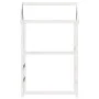 Solid white wood children's bed canopy 108x70x176.5 cm by , Accessories for beds and slatted bases - Ref: Foro24-846989, Pric...