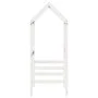 Solid white wood children's bed canopy 108x70x176.5 cm by , Accessories for beds and slatted bases - Ref: Foro24-846989, Pric...