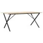 Mesa de comedor marco X madera maciza pino y acero 180x90x75cm by , Kitchen and dining tables - Ref: Foro24-3282700, Price: 1...